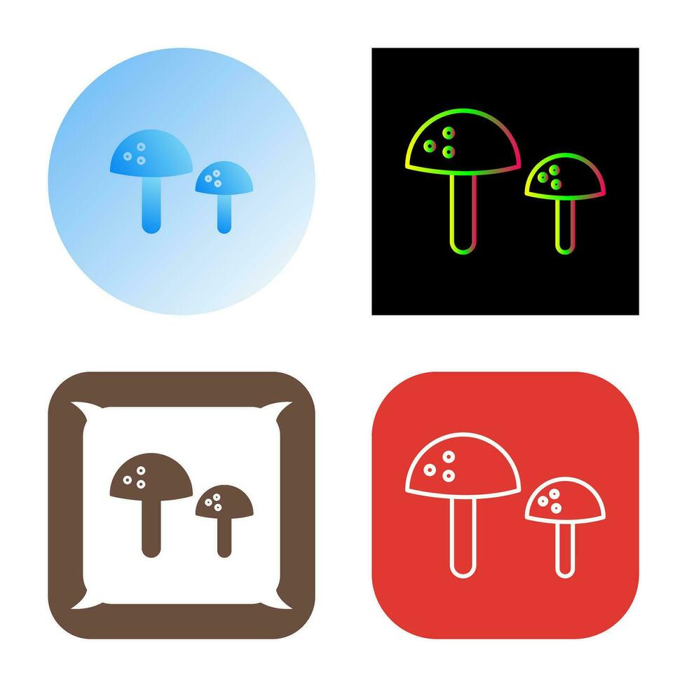 Mushrooms Vector Icon