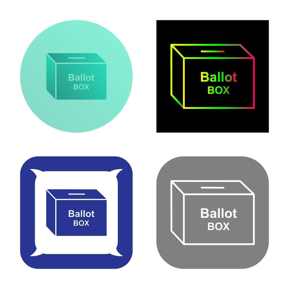Ballot Box Vector Icon