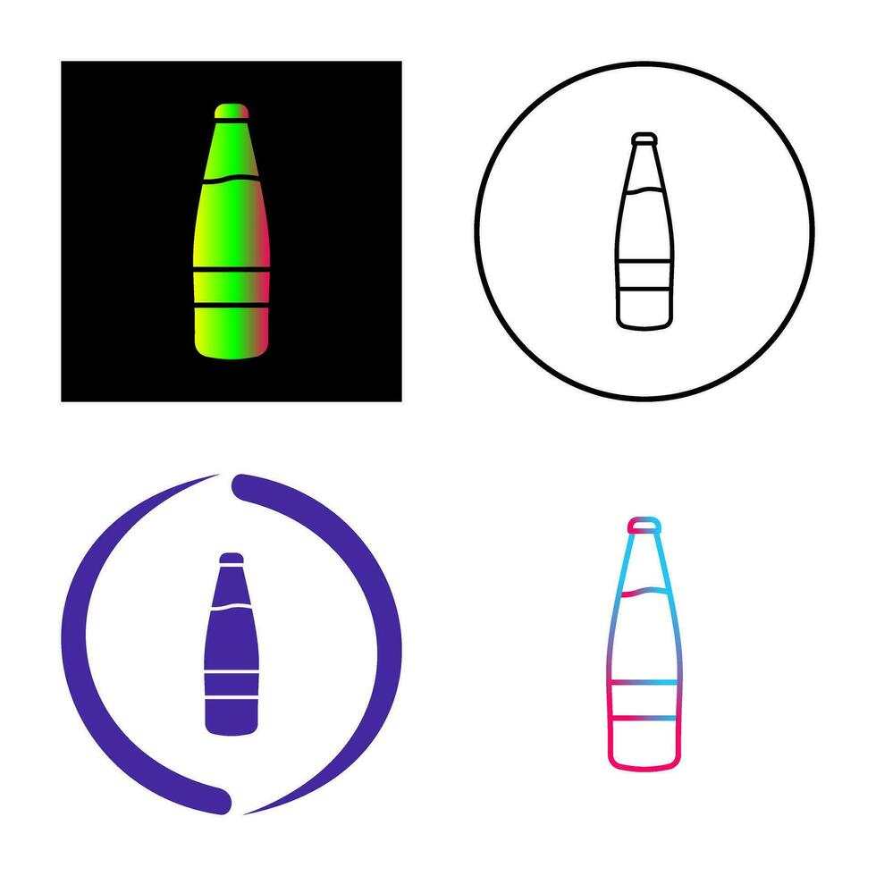 Beer Bottle Vector Icon