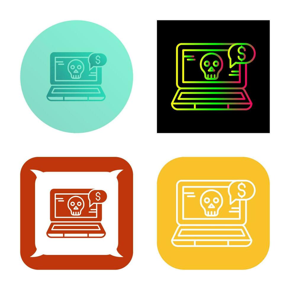Online Fraud Vector Icon