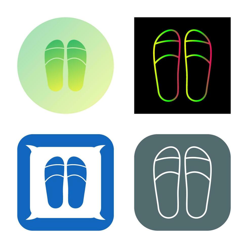 Slippers Vector Icon