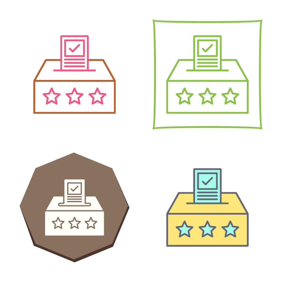 Ballot Vector Icon