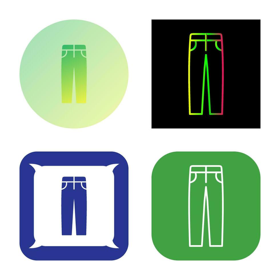 Men's Pants Vector Icon