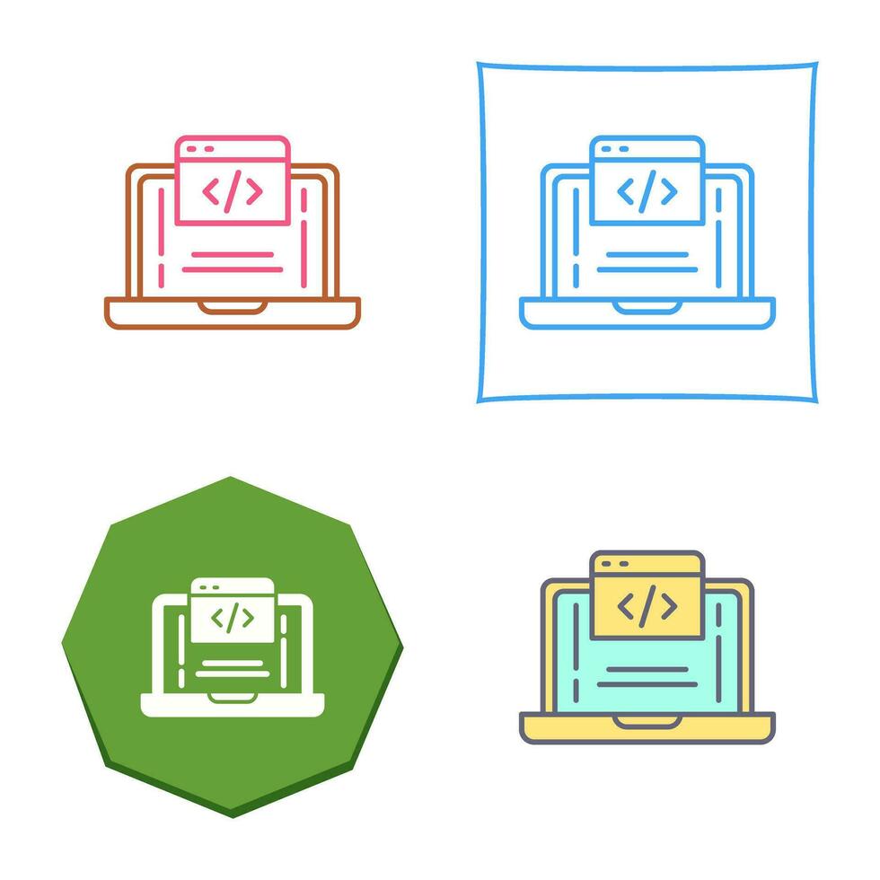 Coding Vector Icon
