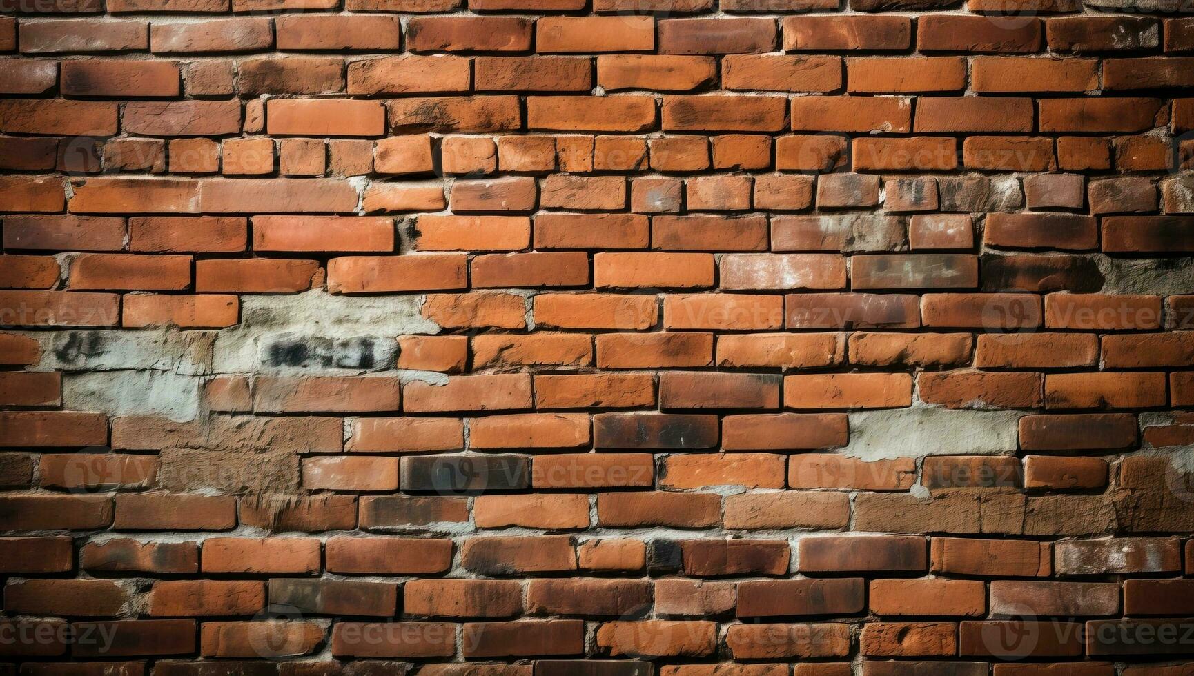 Brick wall texture background. AI Generated. photo