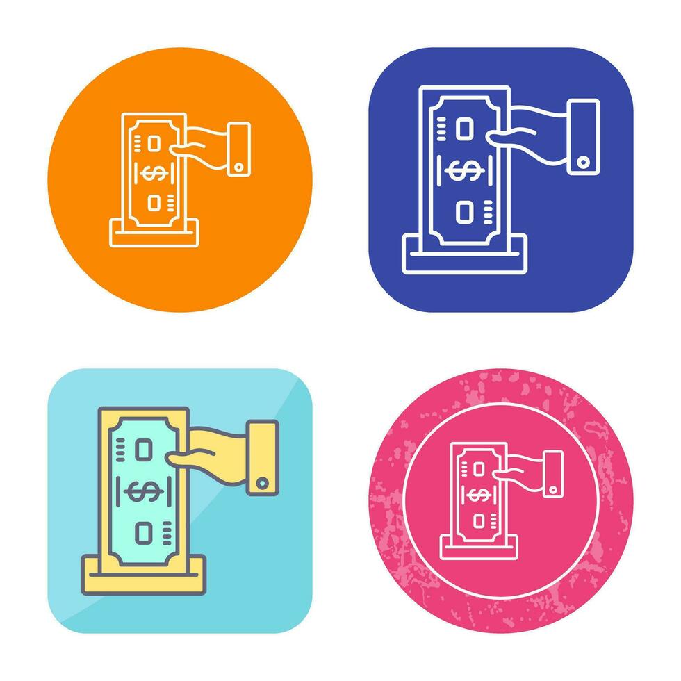 Deposit Vector Icon