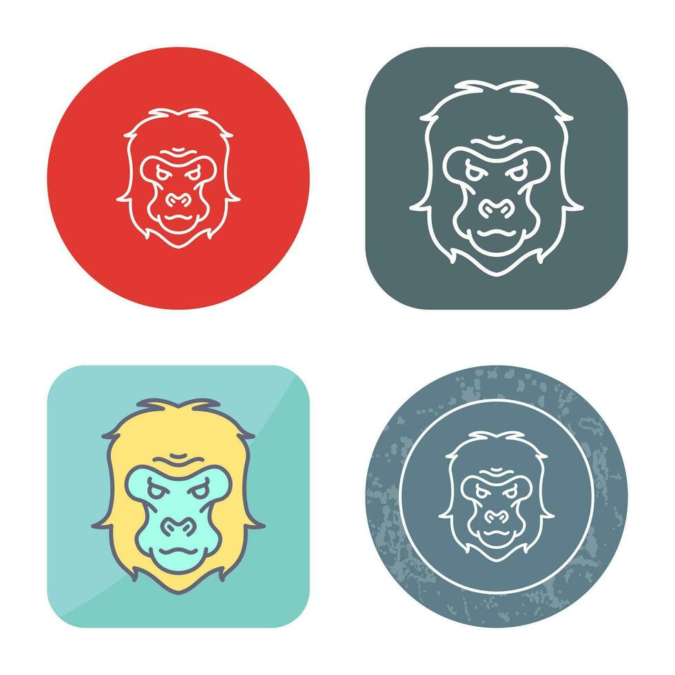 Gorilla Vector Icon