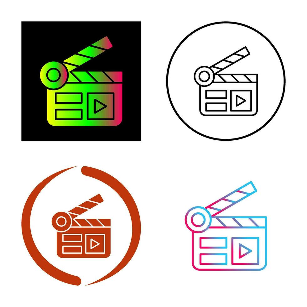 Clapper Board Vector Icon