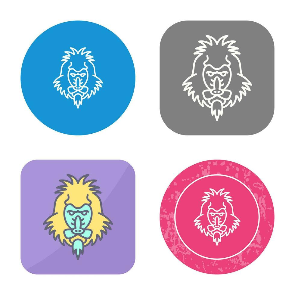 Mandrill Vector Icon