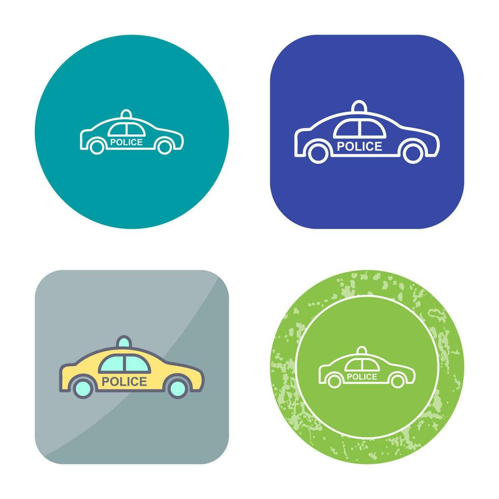 Police Car Vector Icon
