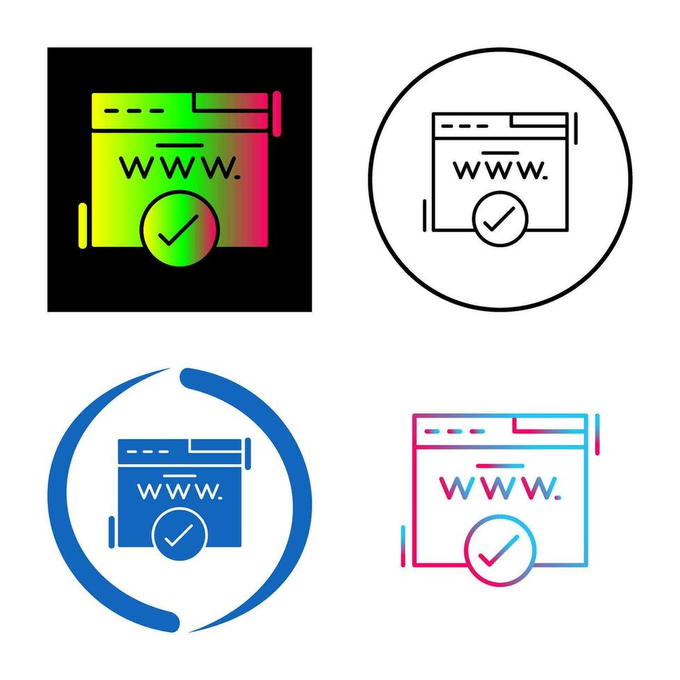 Domain Vector Icon