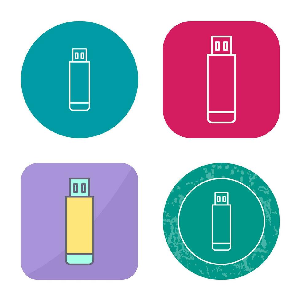 USB Drive Vector Icon