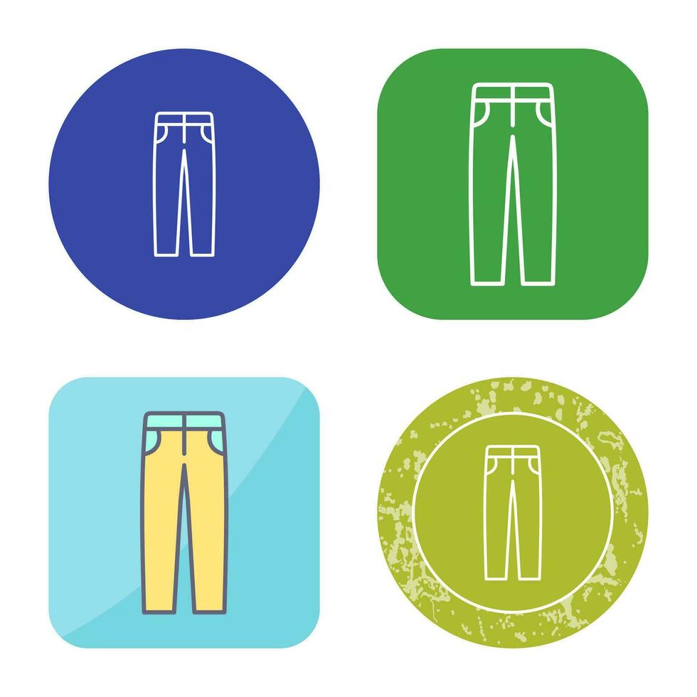 Men's Pants Vector Icon