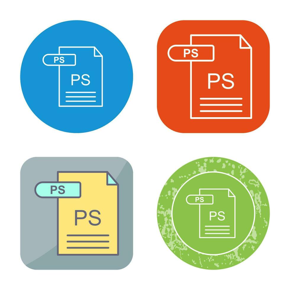 PS Vector Icon