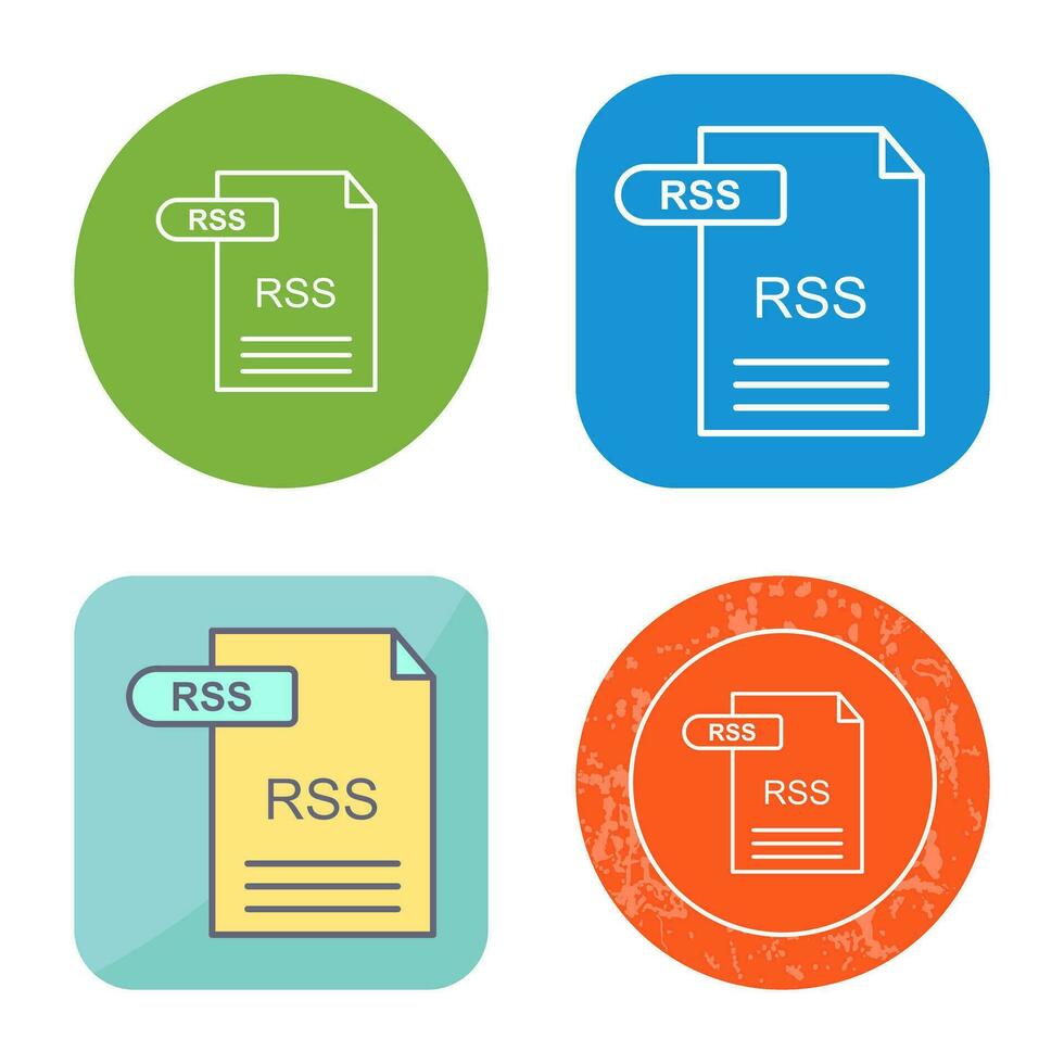 icono de vector de rss