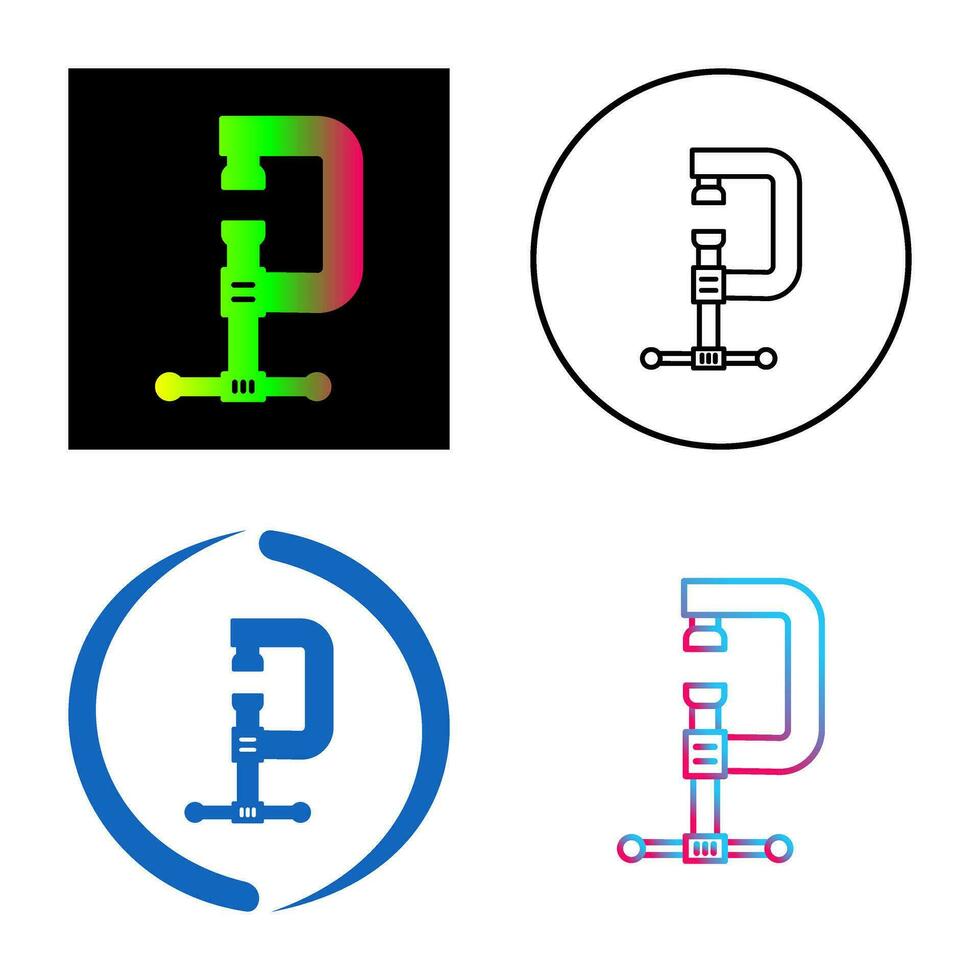 Clamp Vector Icon