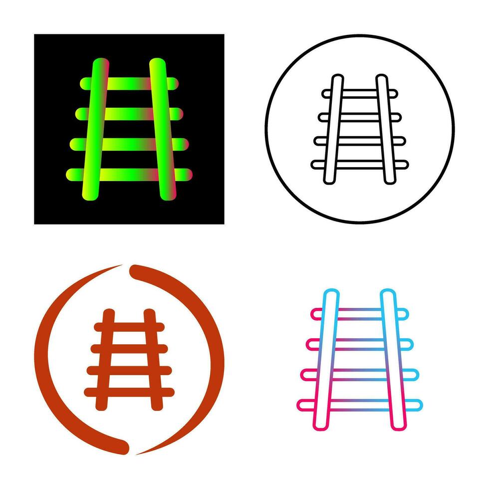 Train Tracks Vector Icon