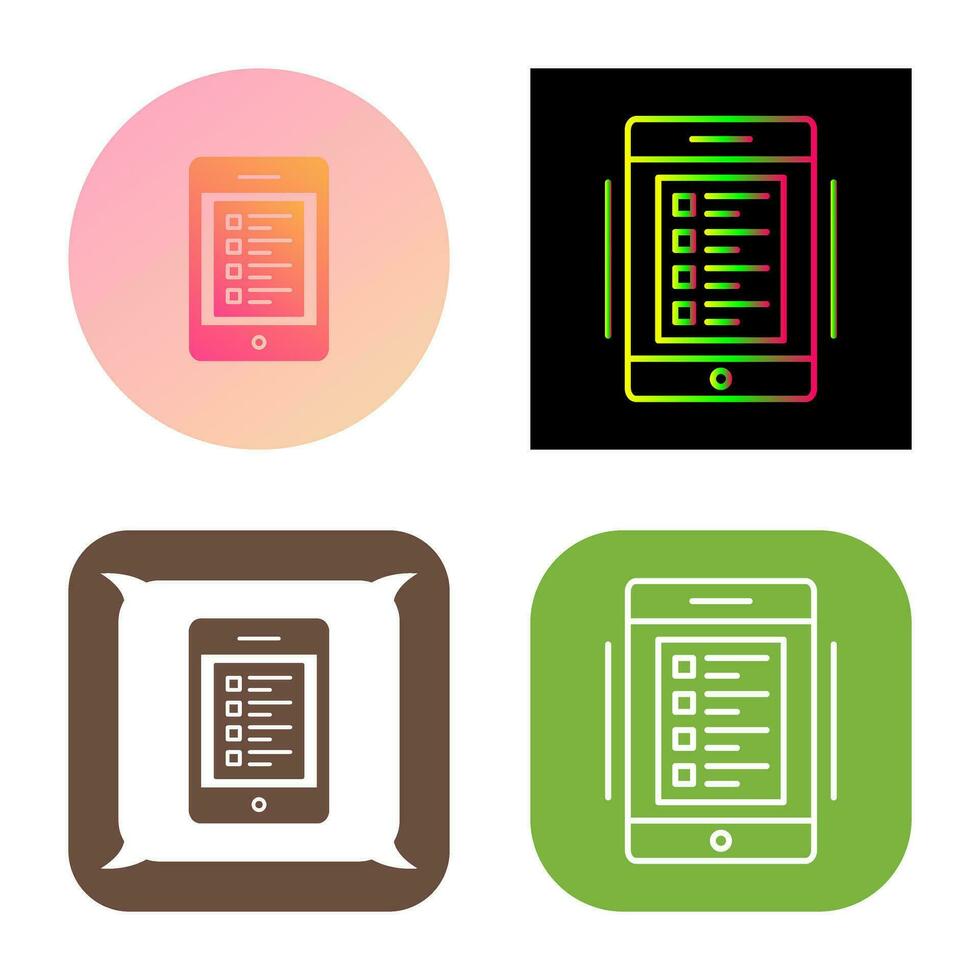 Online Test Vector Icon