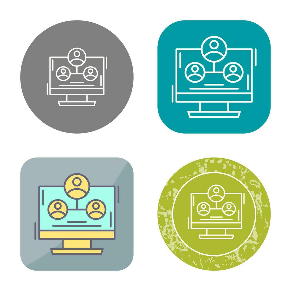 Hierarchy Structure Vector Icon