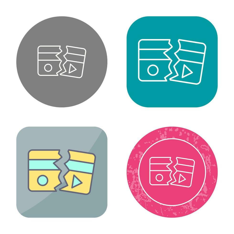 Broken Vector Icon