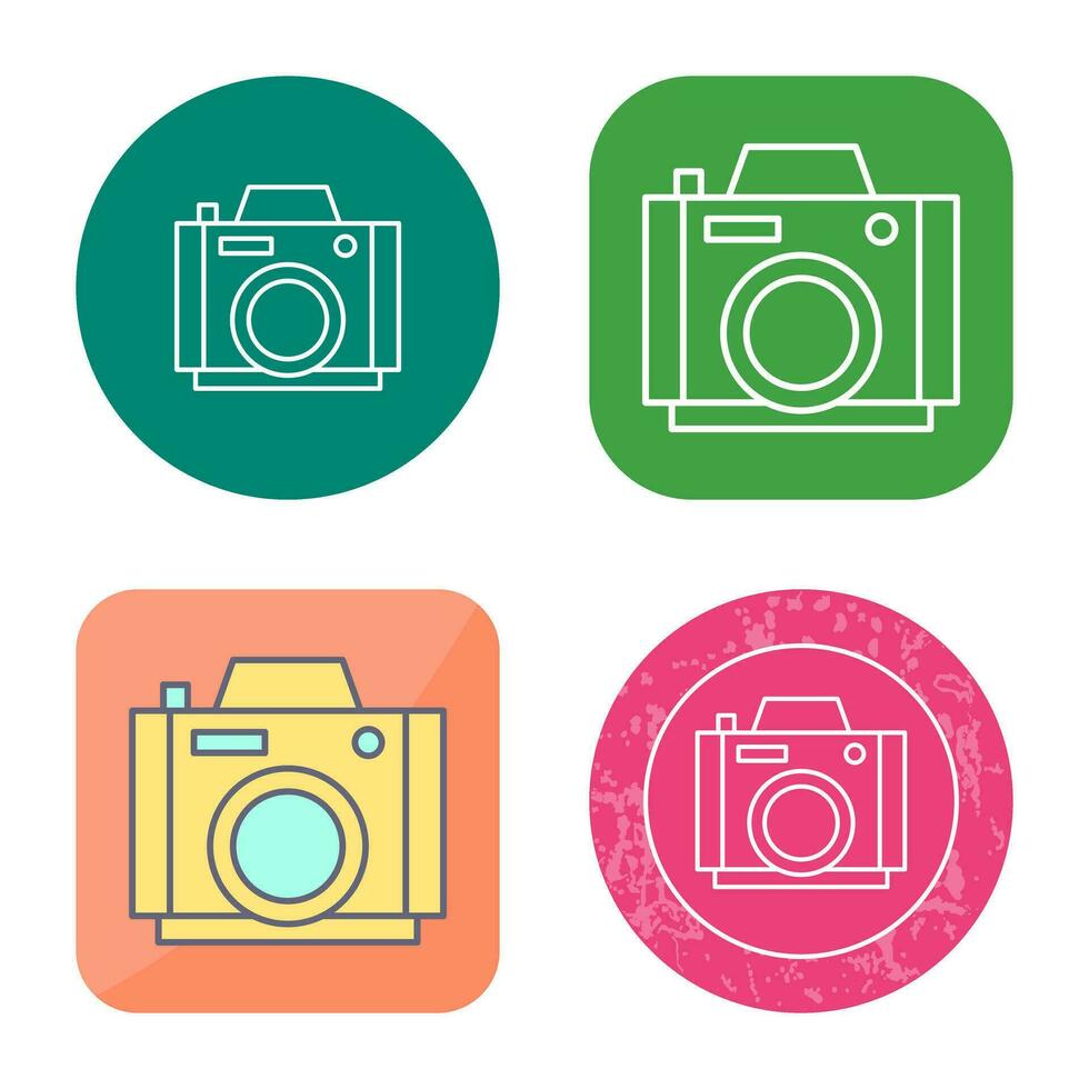 icono de vector de cámara de fotos