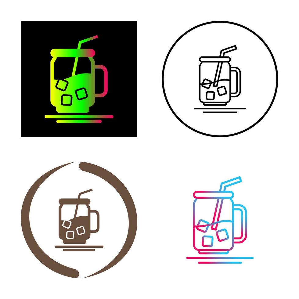 Iced Tea Vector Icon