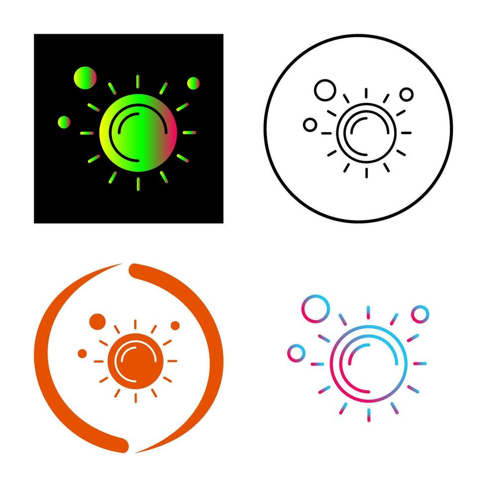 Sun Vector Icon