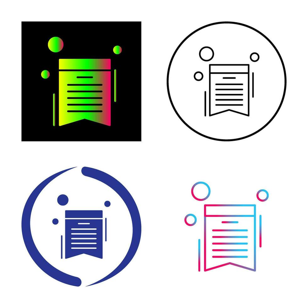 Wishlist Vector Icon