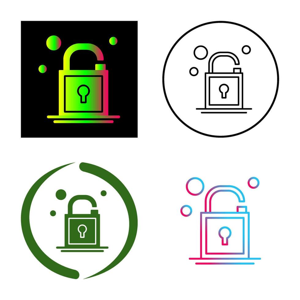 Open Lock Vector Icon