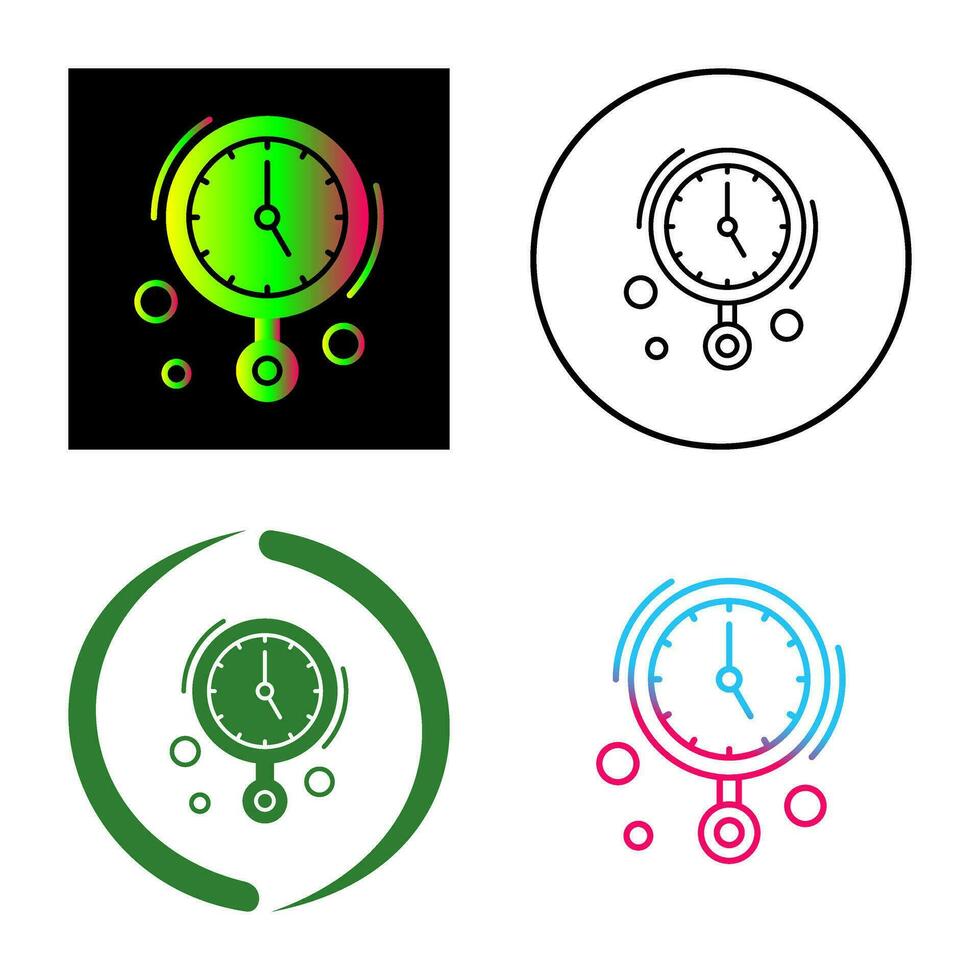 Wall Clock Vector Icon