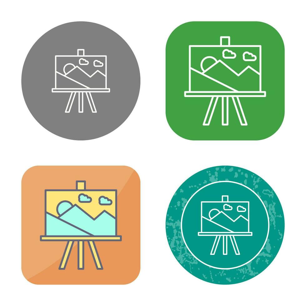 Canvas Vector Icon