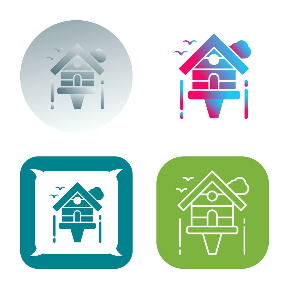 Birdhouse Vector Icon