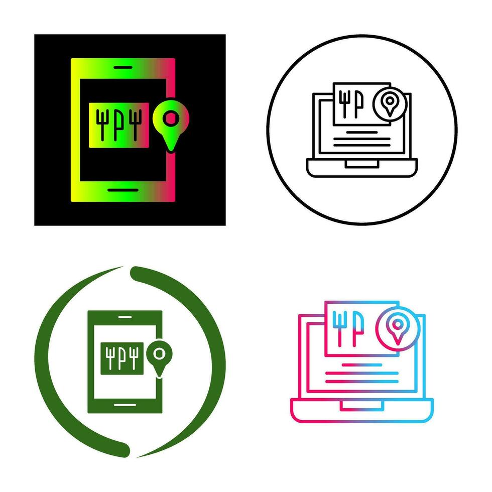 Food Delivery Vector Icon