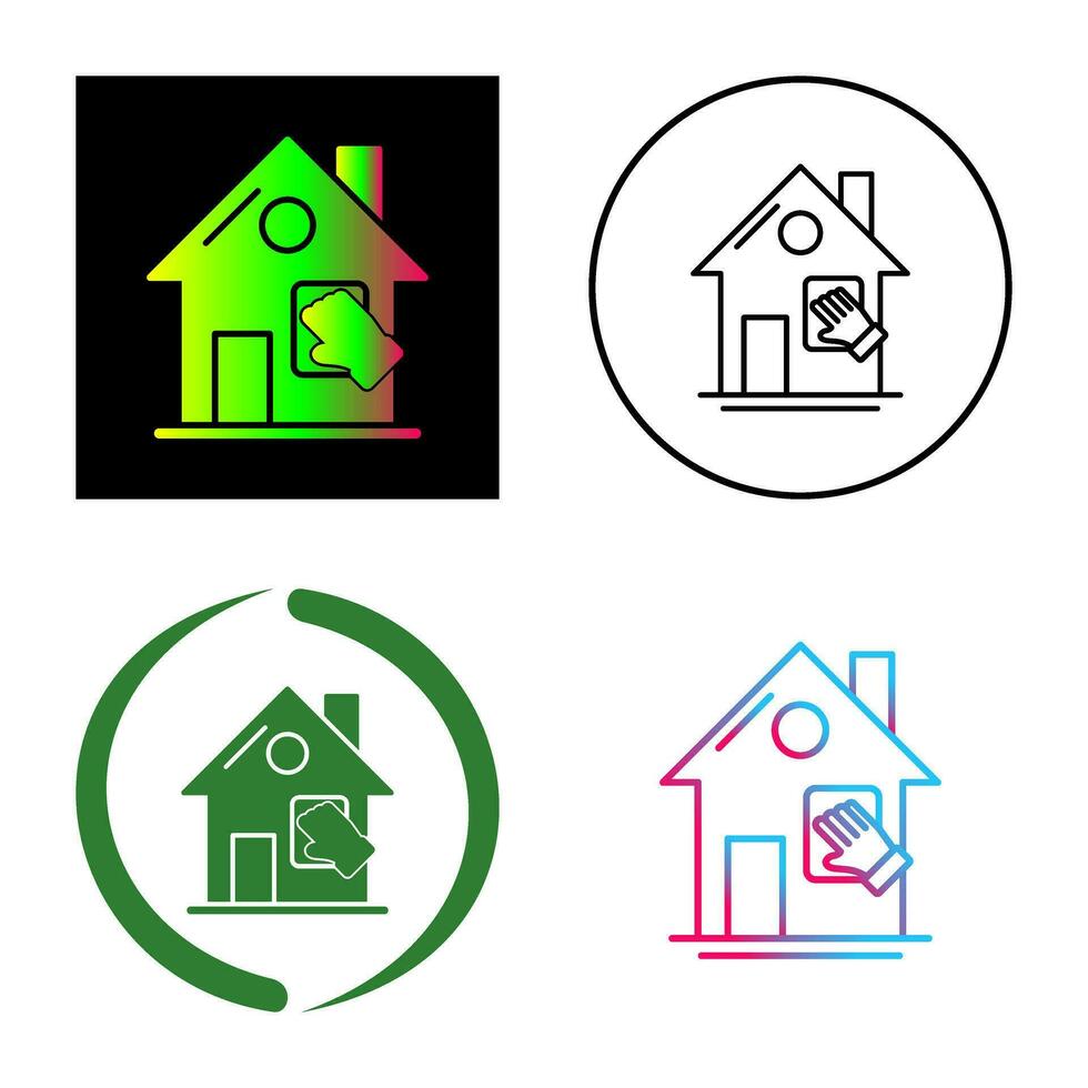House Cleaning Vector Icon