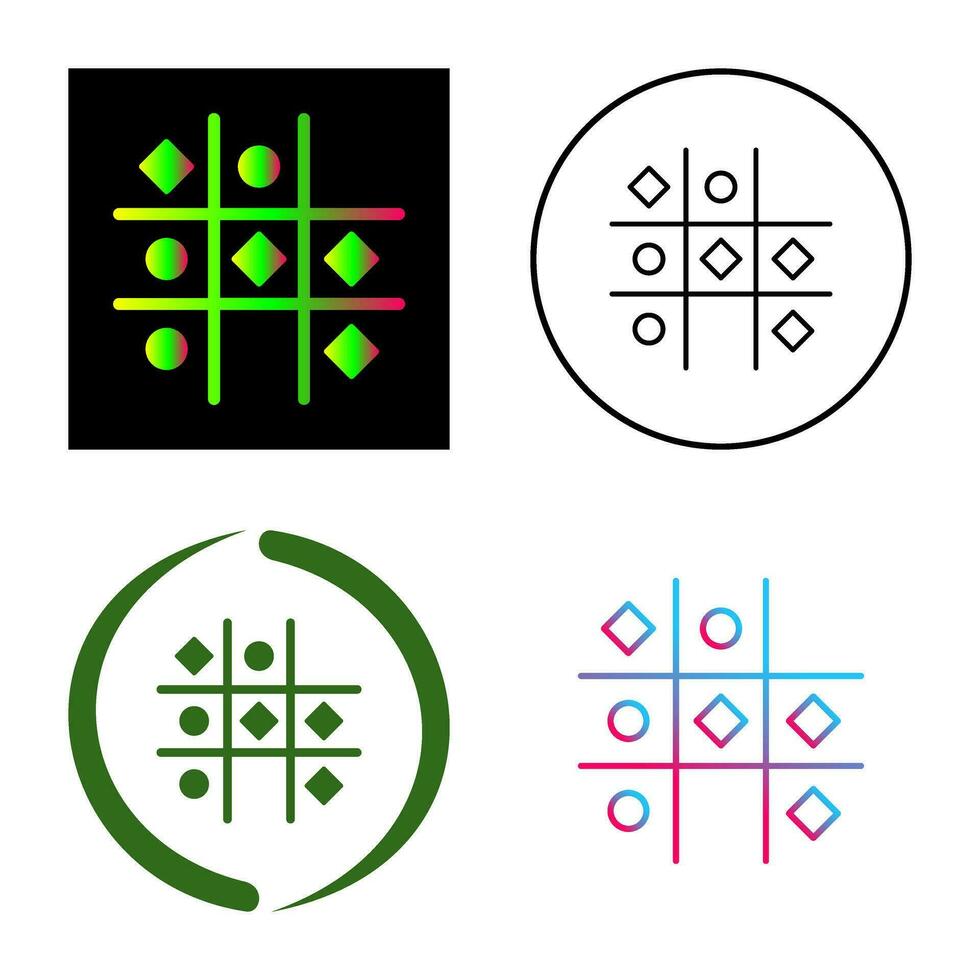 Tic Tac Toe Vector Icon