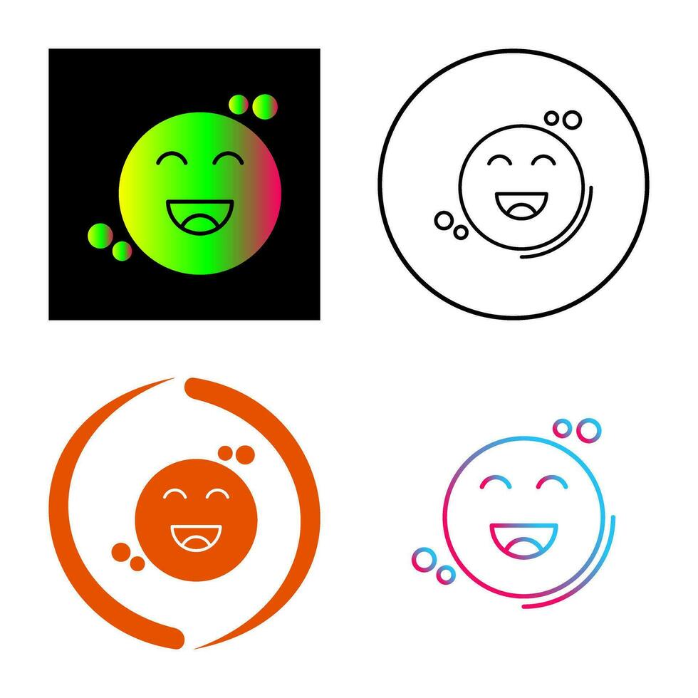 Happiness Vector Icon