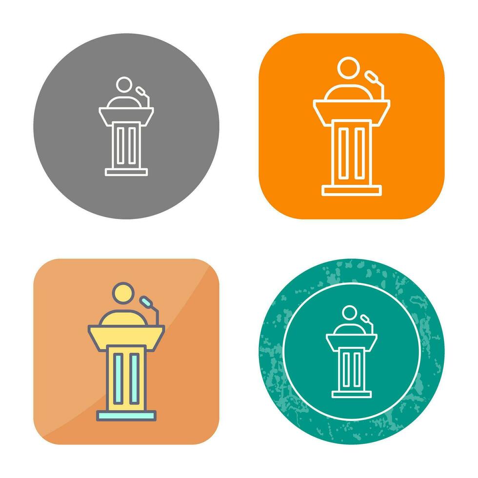 Podium Vector Icon