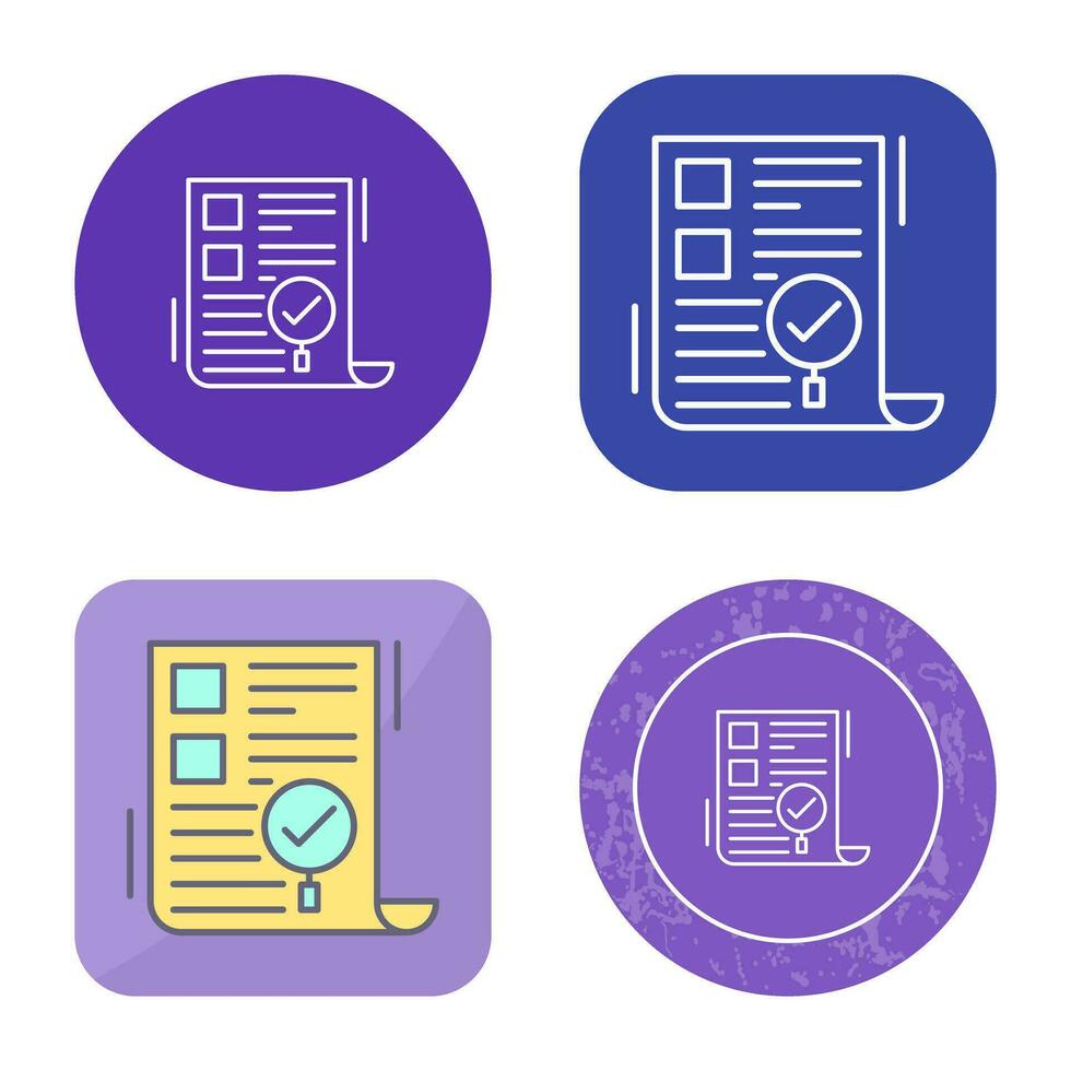 SEO Audit Vector Icon