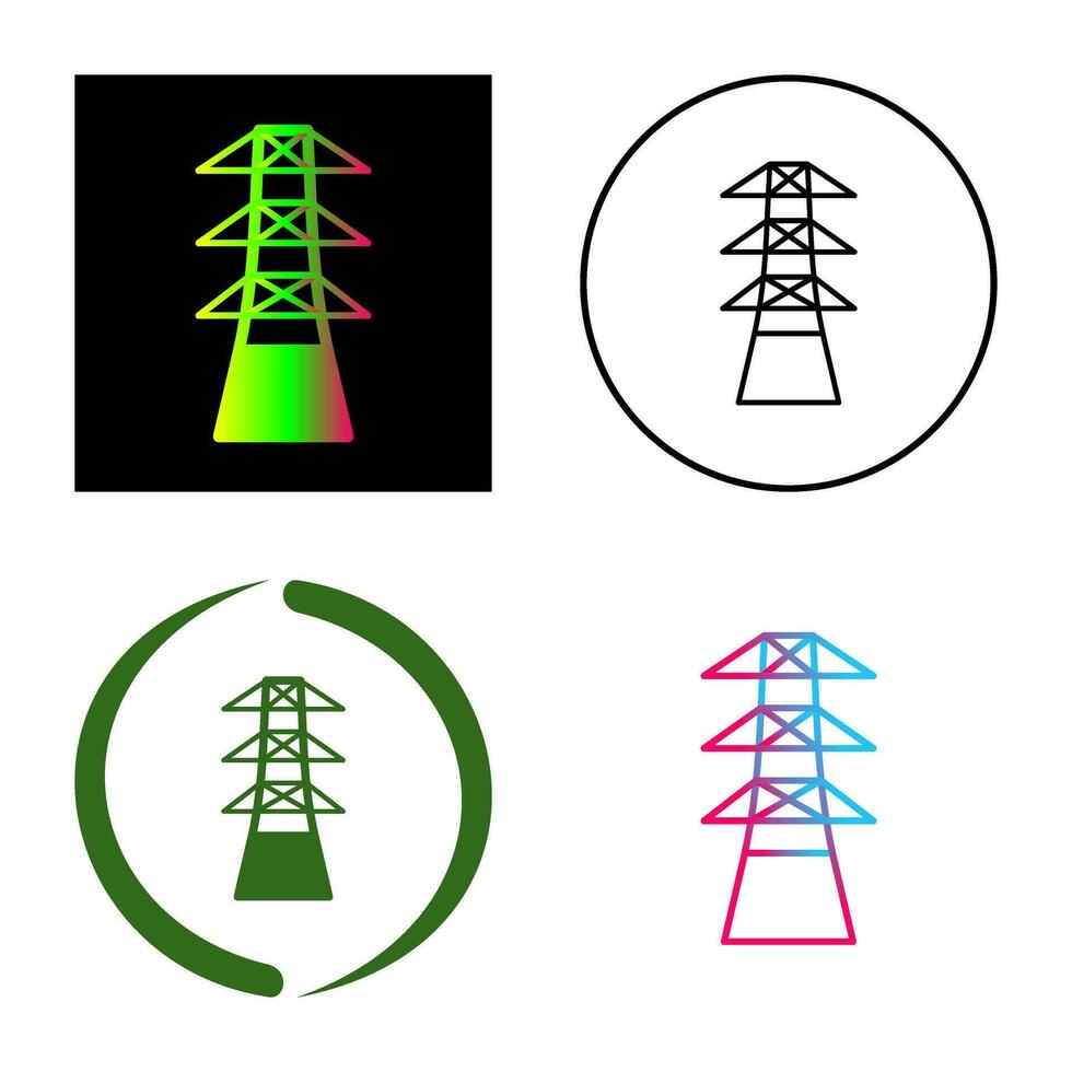 Unique Tower Vector Icon