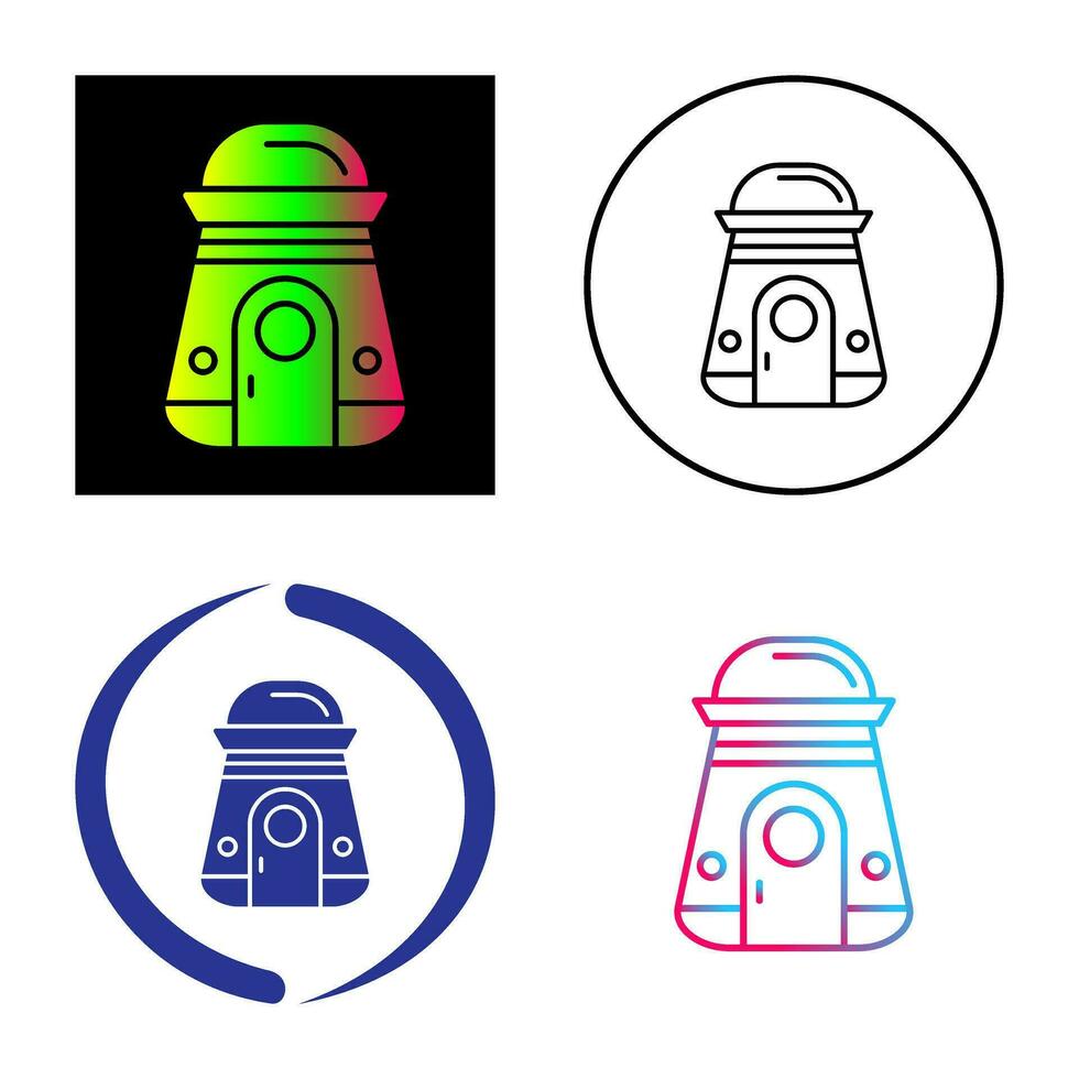 Space Capsule Vector Icon