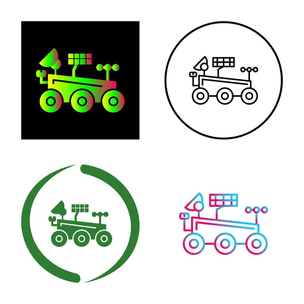 Mars Rover Vector Icon