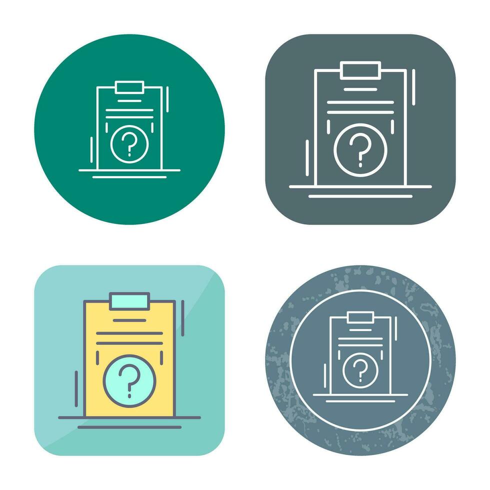 Question Vector Icon