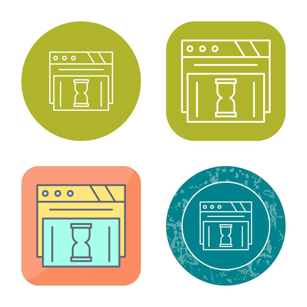 Waiting Vector Icon