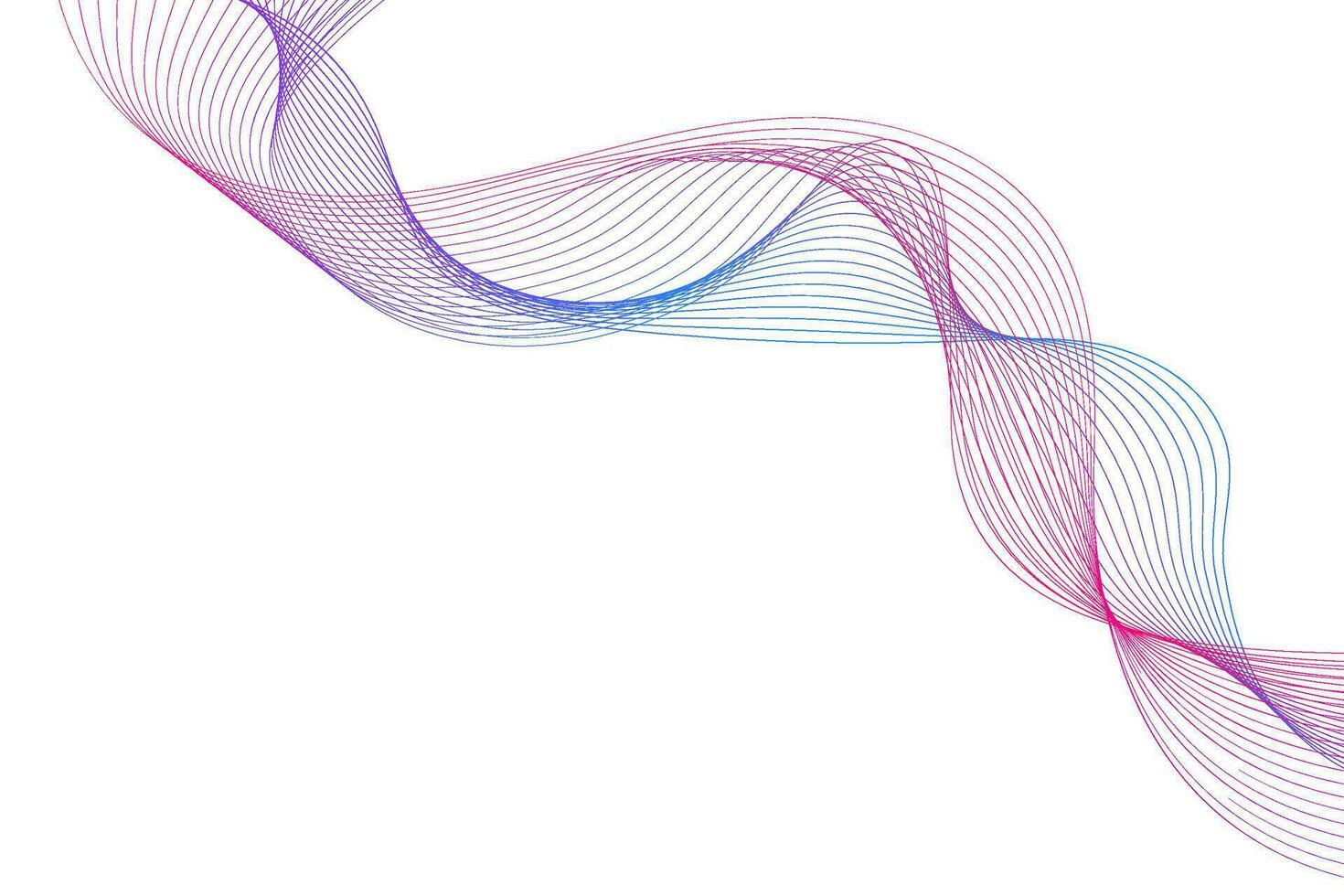 abstract flow wave lines background. Futuristic technology and science theme background vector