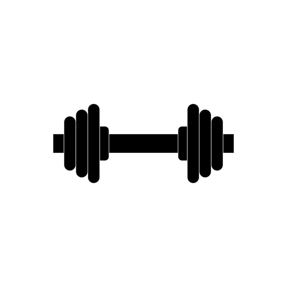 Dumbbells for the gym icon, clipart. vector