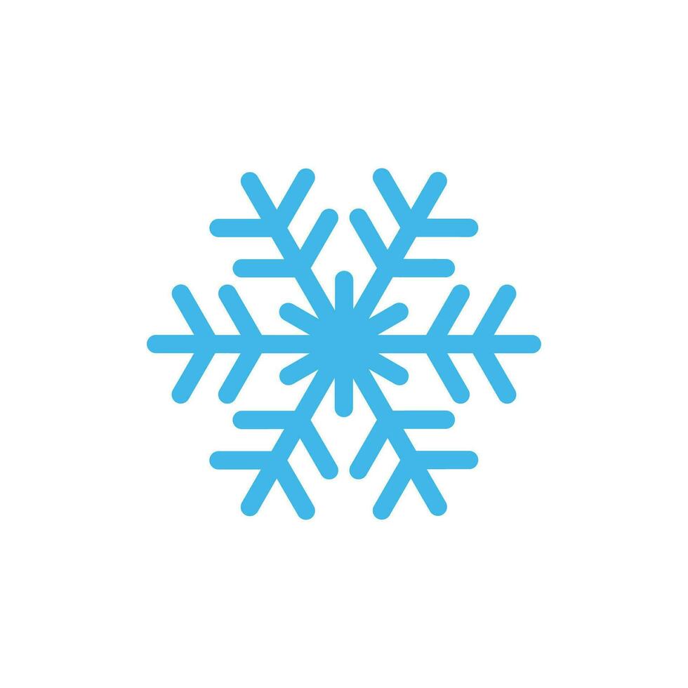 Snowflake icon vector. Snow icon vector. vector