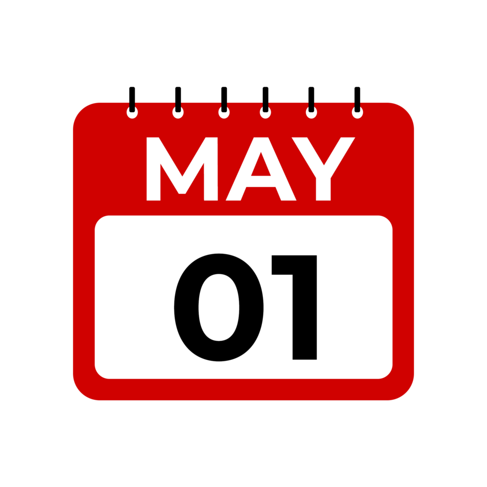 may 1 calendar reminder. 1 may daily calendar icon template. png