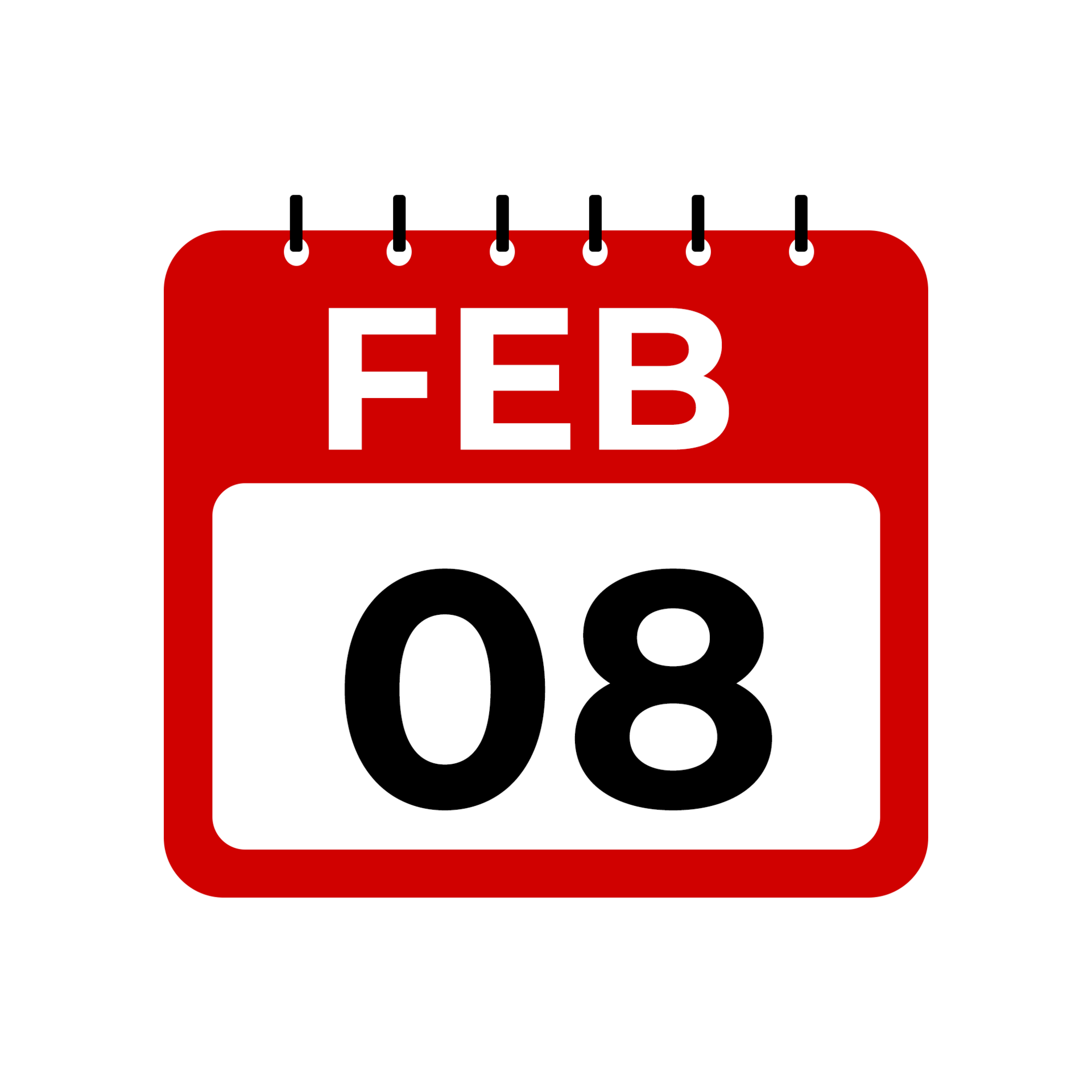 february 8 calendar reminder 8 february daily calendar icon template february 8 calendar reminder 8 february daily calendar icon template