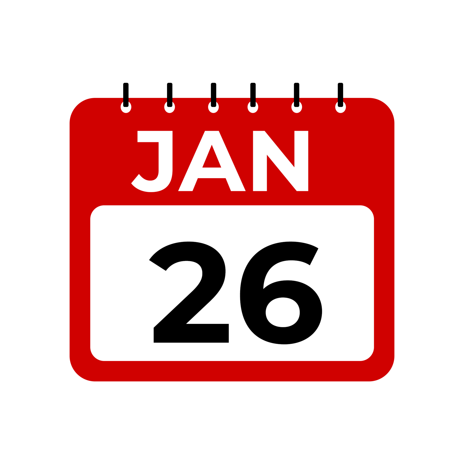 January 26 calendar reminder 34594729 png