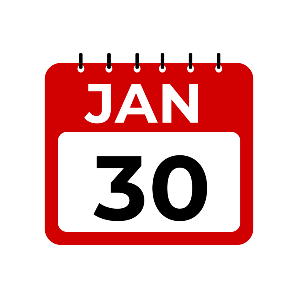 january 30 calendar reminder. 34594737 PNG